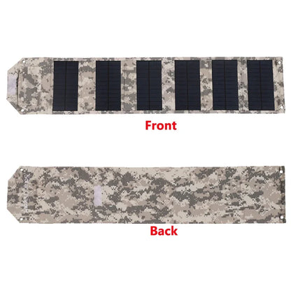 Foldable Solar Panel Charger — Waterproof USB Solar Charger for Camping & Outdoors
