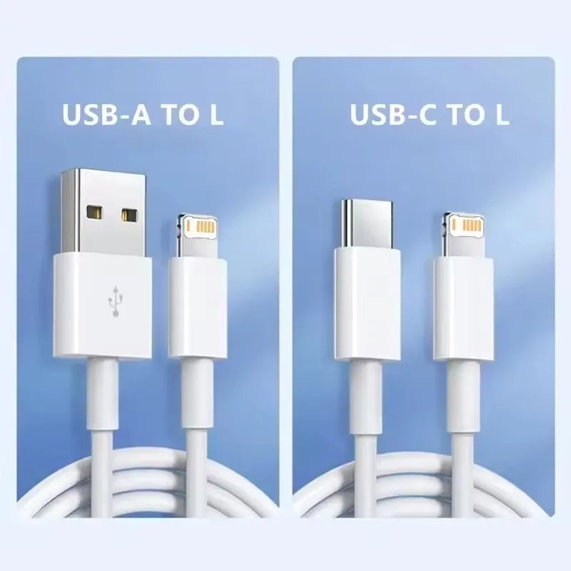 USB-C to Lightning Cable — 27W PD Fast Charging for iPhone