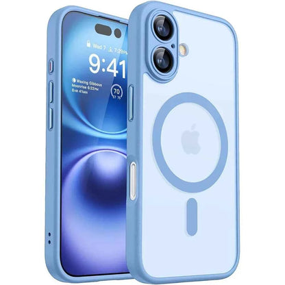 Magnetic Matte iPhone Case — MagSafe Compatible Translucent Cover