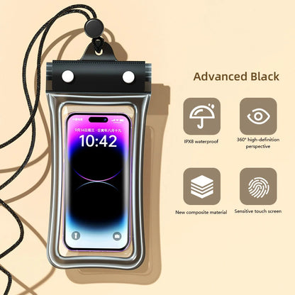 Floating Waterproof Phone Pouch — Universal Dry Bag for Swimming, Beach & Pool