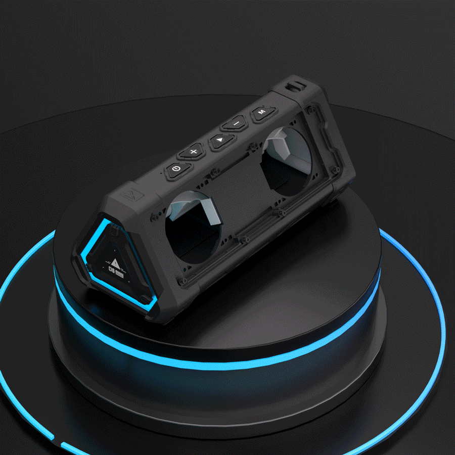 MLOVE P3 Outdoor Bluetooth Speaker — 40W IPX7 Waterproof with RGB Lighting