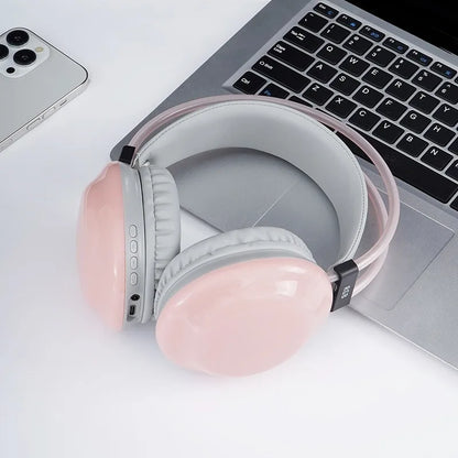 RGB Gaming Headphones — Wireless Bluetooth 5.3 Over-Ear with HD Mic