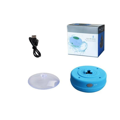 Waterproof Shower Speaker — Portable Bluetooth Speaker with Suction Cup