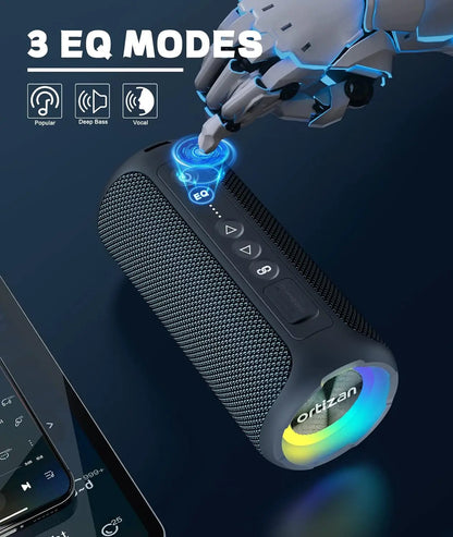 Ortizan X8 Pro Bluetooth Speaker — 40W IPX7 Waterproof with 30H Battery & TWS Pairing