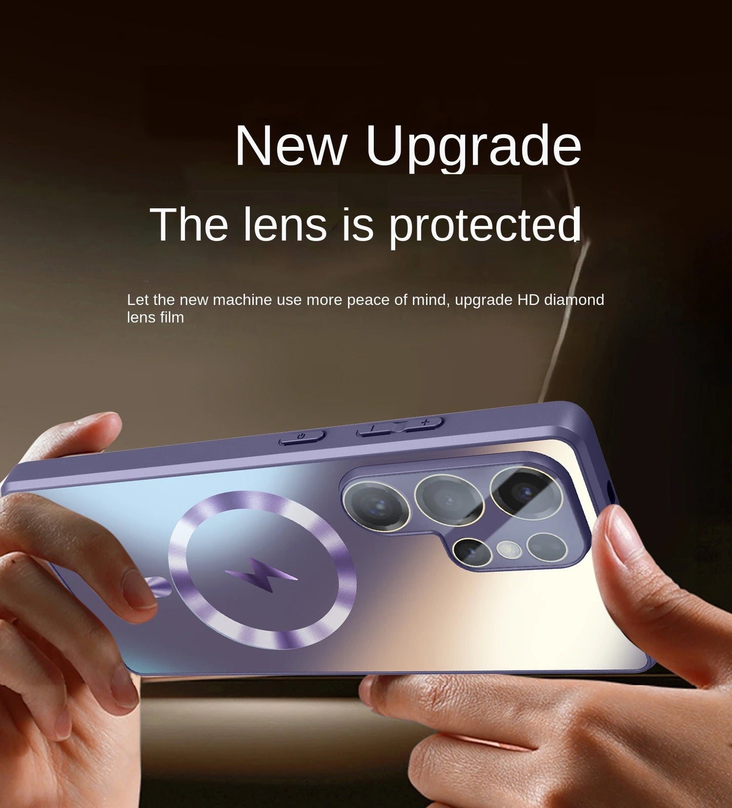 Ultra-Thin AG Matte Samsung Galaxy Case — MagSafe Magnetic with Lens Protector