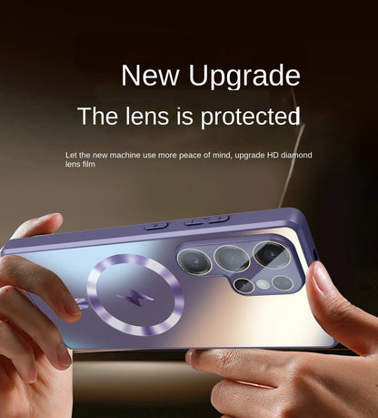 Ultra-Thin AG Matte Samsung Galaxy Case — MagSafe Magnetic with Lens Protector