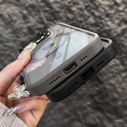 Magnetic Clear Case with Stand — MagSafe Shockproof with Camera Lens Protection