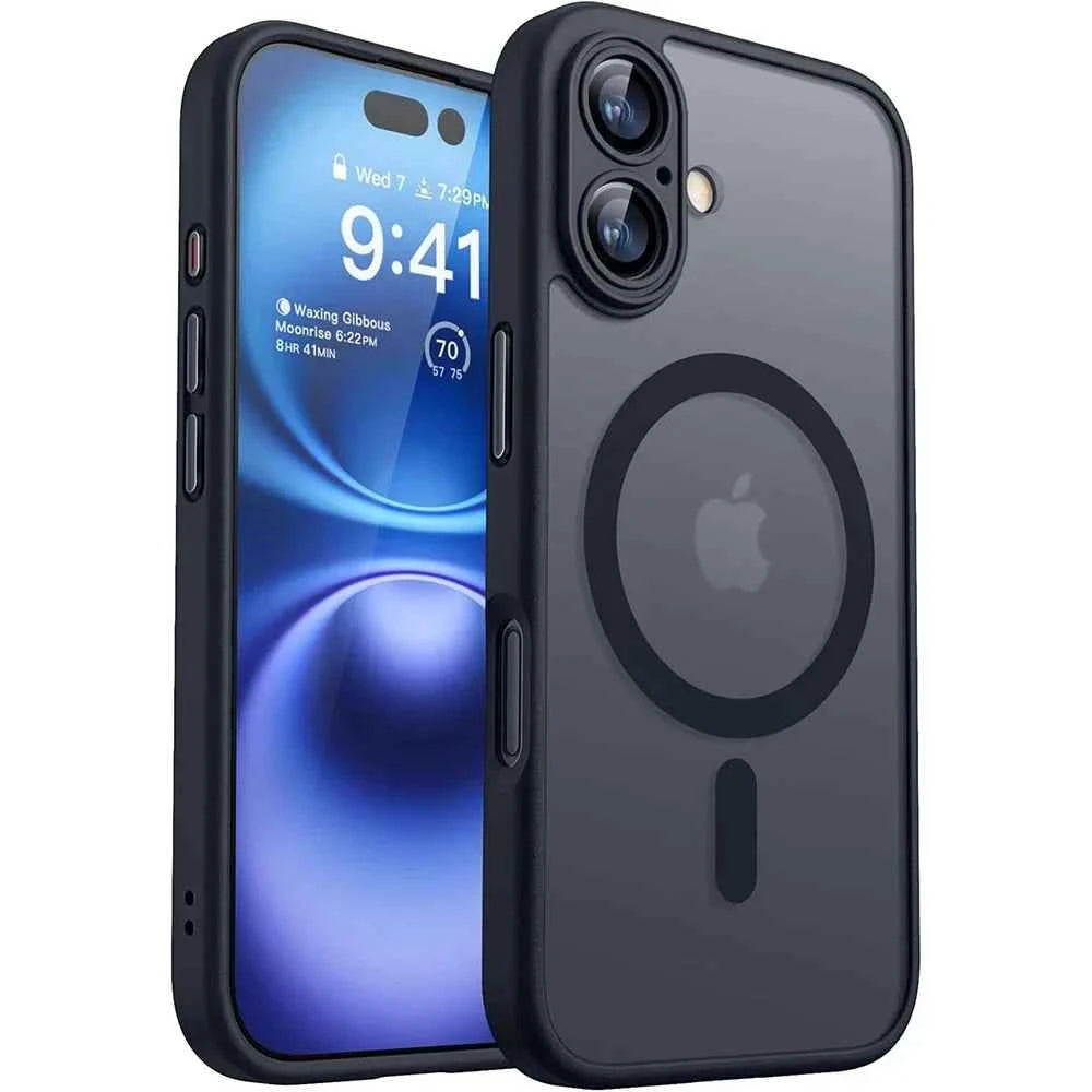Magnetic Matte iPhone Case — MagSafe Compatible Translucent Cover