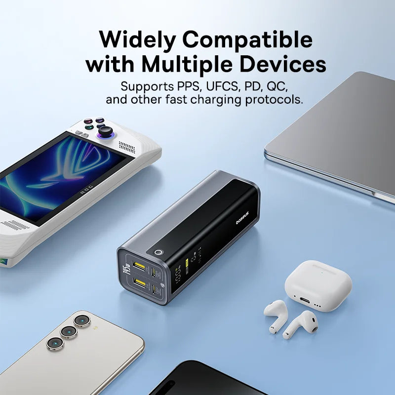 Baseus 20,800mAh Laptop Power Bank — 145W Total Output with 100W USB-C PD Fast Charging