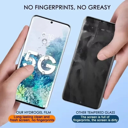 Hydrogel Screen Protector for Samsung Galaxy — 5-Pack Full Cover Curved Edge Film