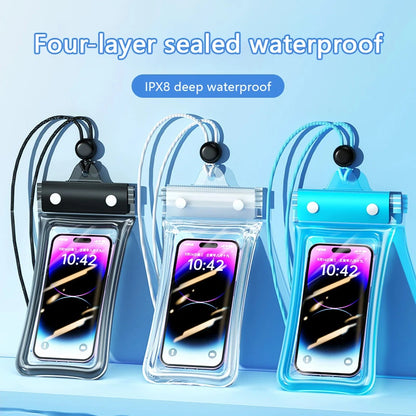 Floating Waterproof Phone Pouch — Universal Dry Bag for Swimming, Beach & Pool