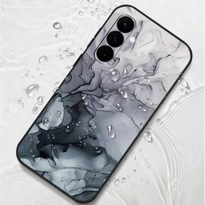 Matte Silicone Samsung Case with Lanyard — Shockproof Soft Cover