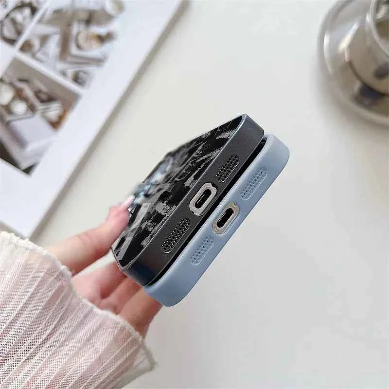 Marble Tempered Glass iPhone Case — Luxury Shockproof Cover