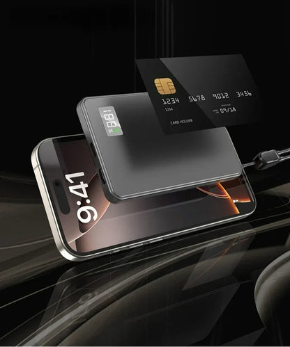5,000 or 10,000mAh — Slim Magnetic Power Bank — 20W MagSafe Wireless Charger.