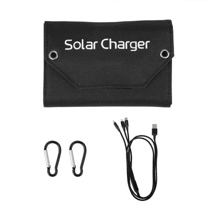 Foldable Solar Panel Charger — Waterproof USB Solar Charger for Camping & Outdoors