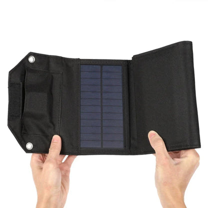 Foldable Solar Panel Charger — Waterproof USB Solar Charger for Camping & Outdoors