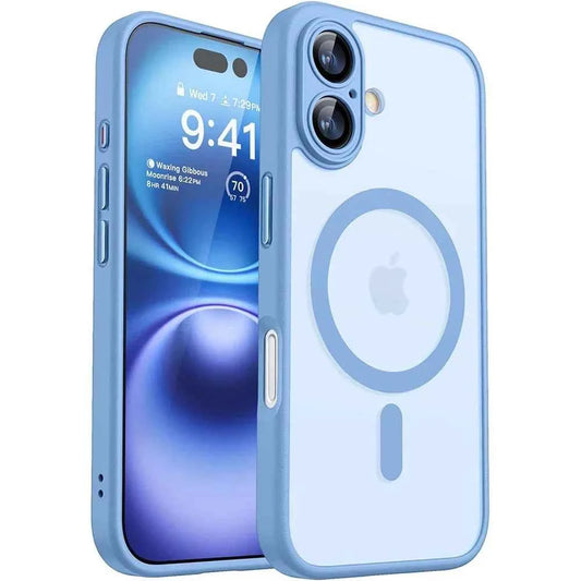 Magnetic Matte iPhone Case — MagSafe Compatible Translucent Cover
