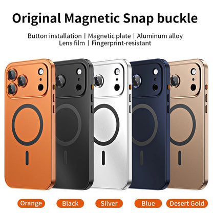 Aluminium Magnetic Case — MagSafe Metal Frame with Camera Lens Protection