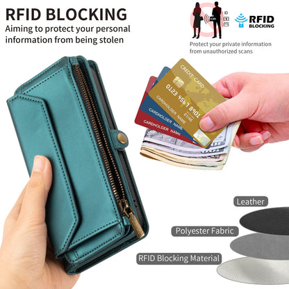 Leather Wallet Samsung Galaxy Case — Cross-Shoulder Strap & Card Slots Cover