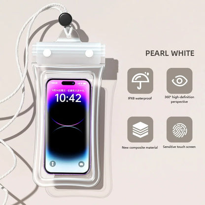 Floating Waterproof Phone Pouch — Universal Dry Bag for Swimming, Beach & Pool