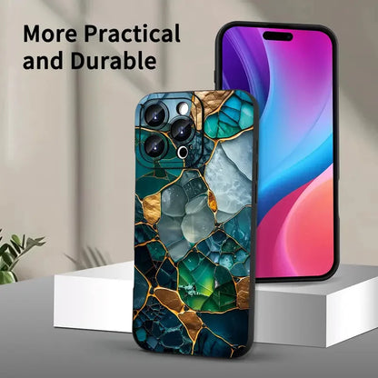 Marble Butterfly Case — Soft Silicone Full Coverage Cover for iPhone