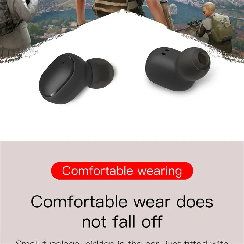 E6S Wireless Earbuds — Bluetooth 5.1 TWS with Digital Battery Display