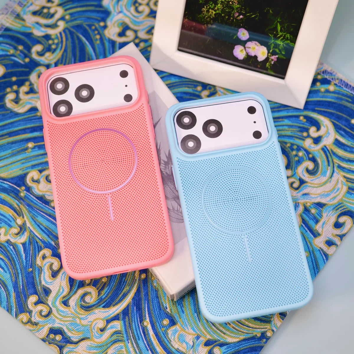 Mesh Heat Dissipation iPhone Case — MagSafe Magnetic Shockproof Cover