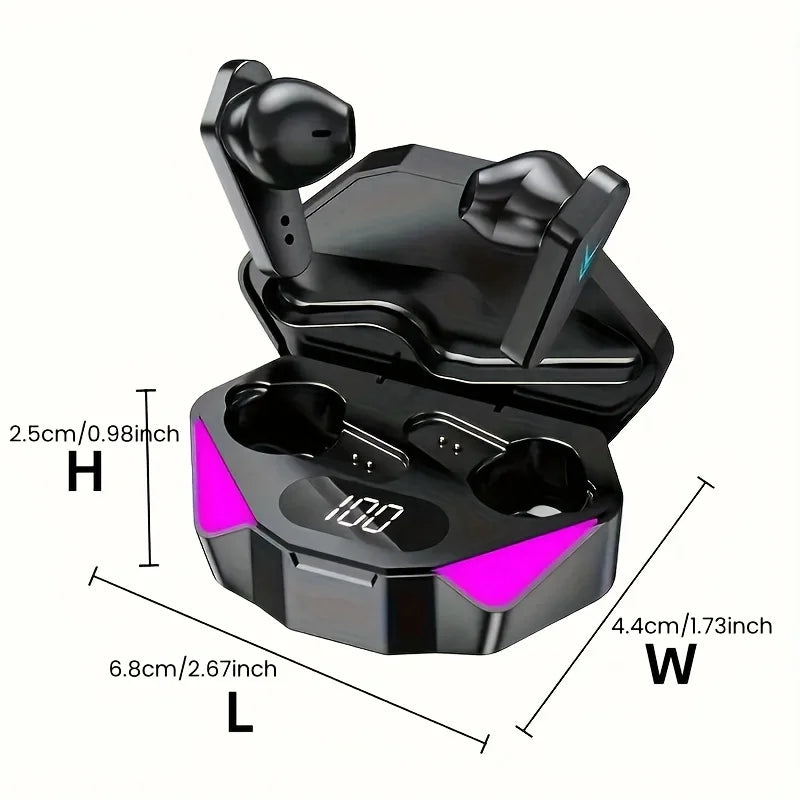 X15 Wireless Earbuds — Bluetooth TWS with LED Battery Display