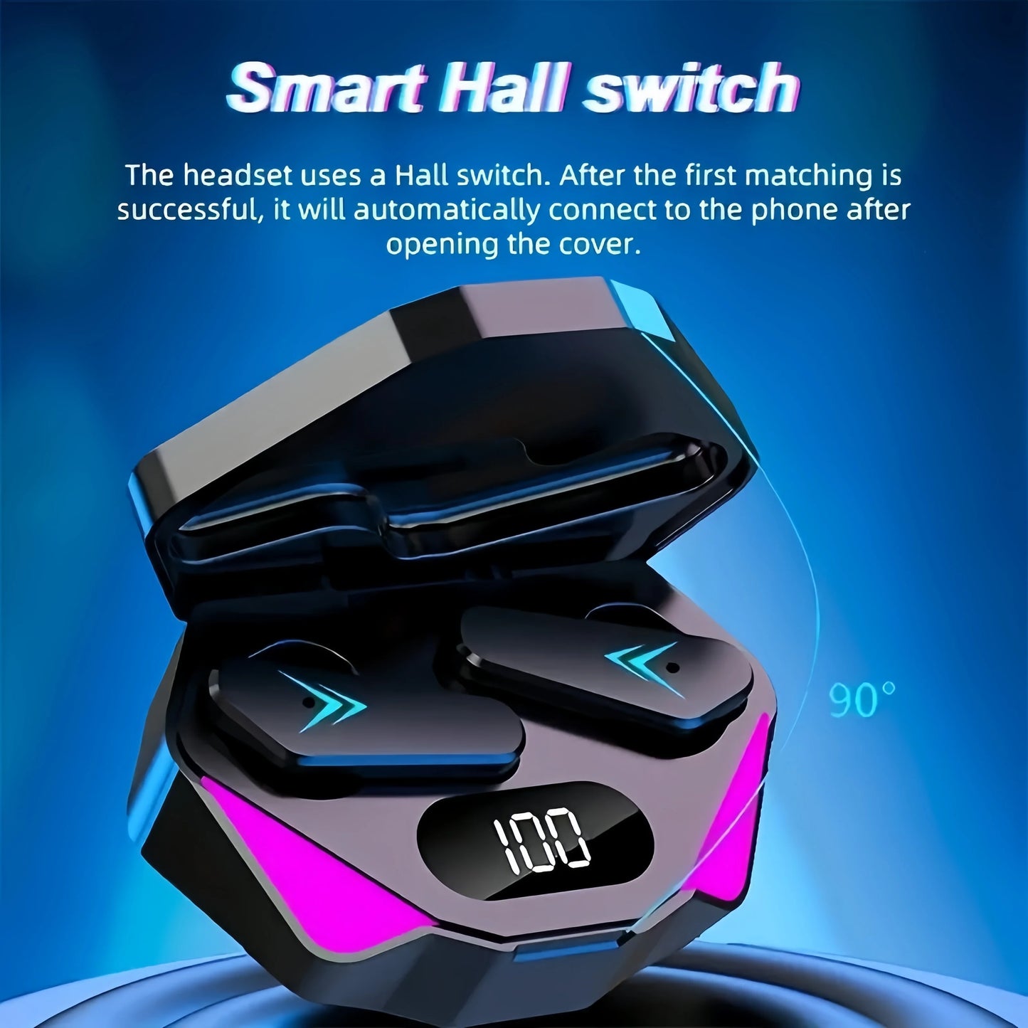 X15 Wireless Earbuds — Bluetooth TWS with LED Battery Display