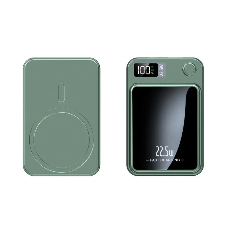20,000mAh Magnetic Power Bank — 20W PD Fast Charging & 15W MagSafe Wireless