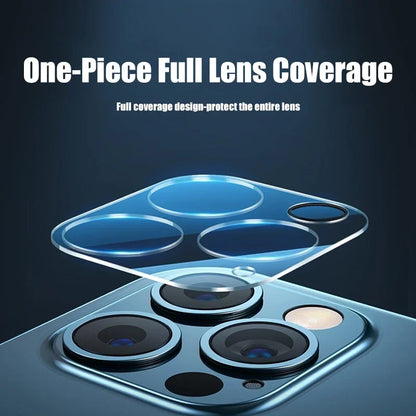 Camera Lens Protector for iPhone — Full Cover Tempered Glass, Packs of 1–5