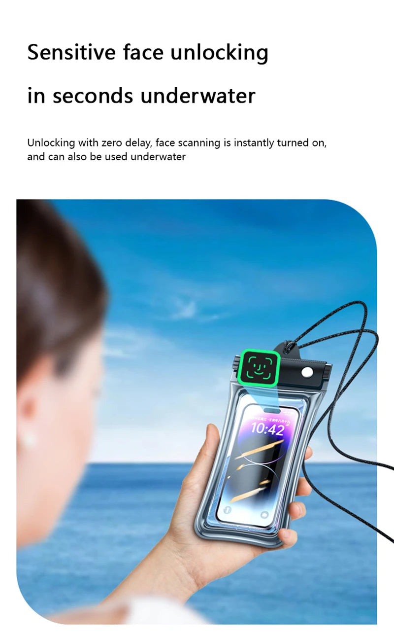 Floating Waterproof Phone Pouch — Universal Dry Bag for Swimming, Beach & Pool