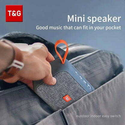 T&G TG506 Mini Bluetooth Speaker — Portable with FM Radio & TF Card Playback