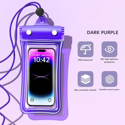 Floating Waterproof Phone Pouch — Universal Dry Bag for Swimming, Beach & Pool