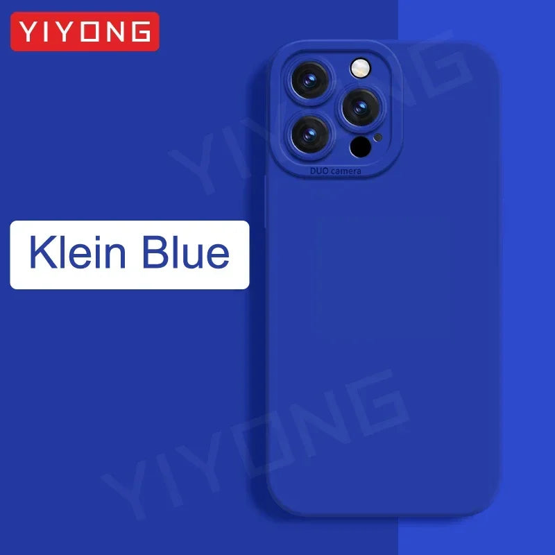 Liquid Silicone Case — Soft Touch Full Coverage Cover for iPhone