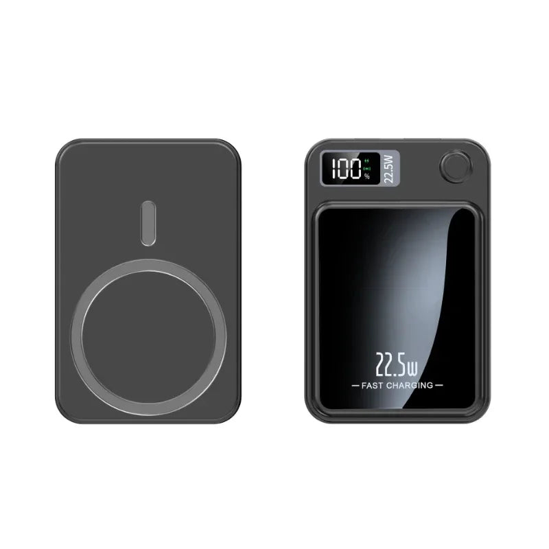 20,000mAh Magnetic Power Bank — 20W PD Fast Charging & 15W MagSafe Wireless