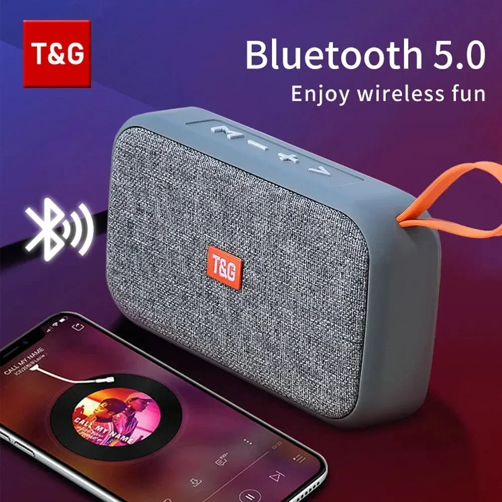 T&G TG506 Mini Bluetooth Speaker — Portable with FM Radio & TF Card Playback