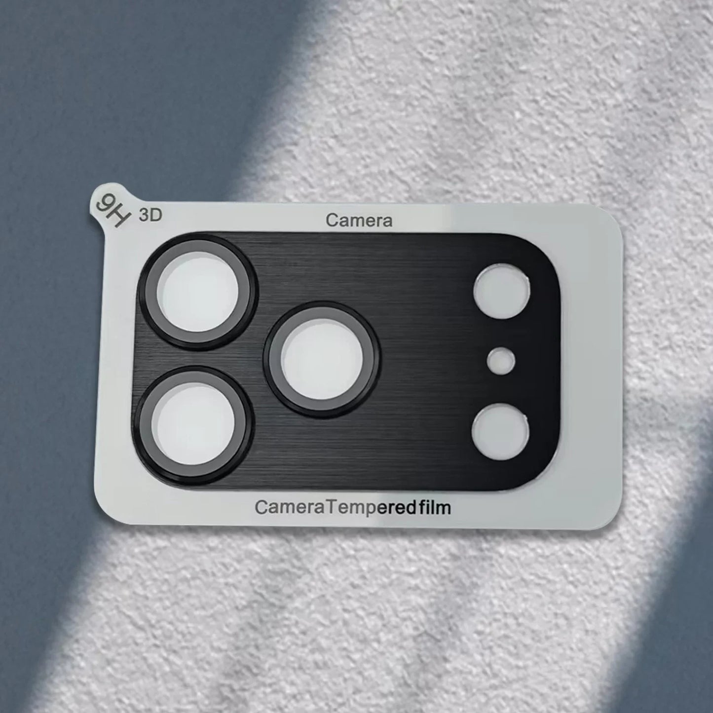 Aluminium Camera Lens Protector for iPhone 17 Pro — 9H Tempered Glass Metal Ring