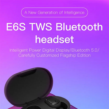 E6S Wireless Earbuds — Bluetooth 5.1 TWS with Digital Battery Display