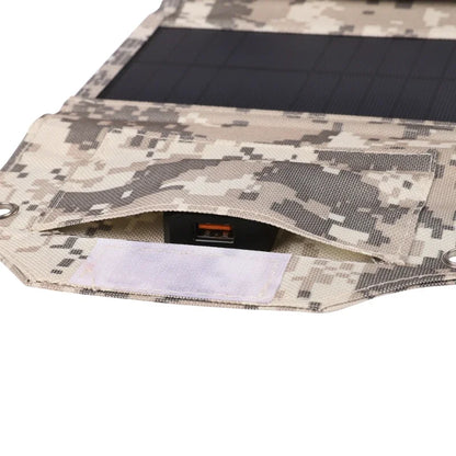Foldable Solar Panel Charger — Waterproof USB Solar Charger for Camping & Outdoors