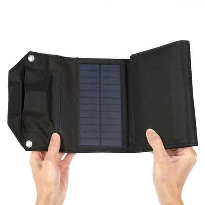 Foldable Solar Panel Charger — Waterproof USB Solar Charger for Camping & Outdoors
