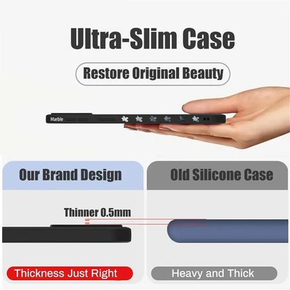 Matte Silicone Samsung Case with Lanyard — Shockproof Soft Cover