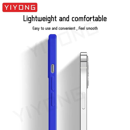 Liquid Silicone Case — Soft Touch Full Coverage Cover for iPhone