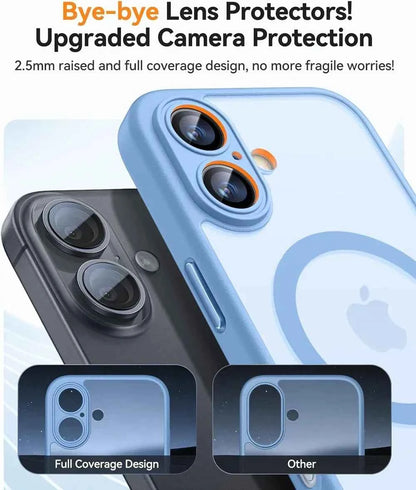 Magnetic Matte iPhone Case — MagSafe Compatible Translucent Cover