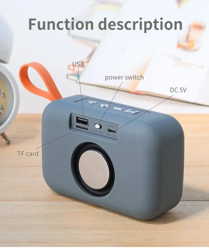 T&G TG506 Mini Bluetooth Speaker — Portable with FM Radio & TF Card Playback