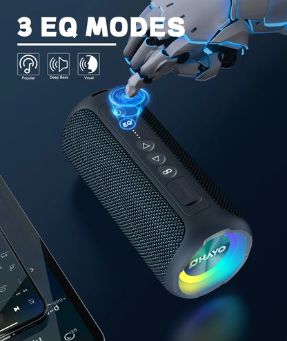 Ortizan X8 Pro Bluetooth Speaker — 40W IPX7 Waterproof with 30H Battery & TWS Pairing