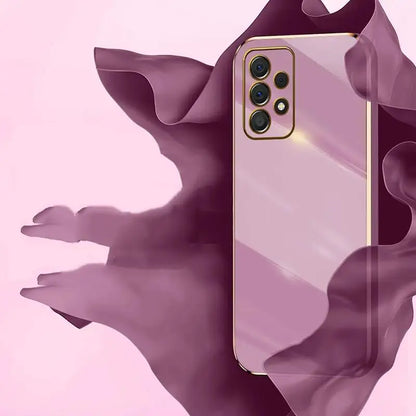 جراب سامسونج جالاكسي A-Series مطلي بالكهرباء — غطاء معدني نحيف ولامع