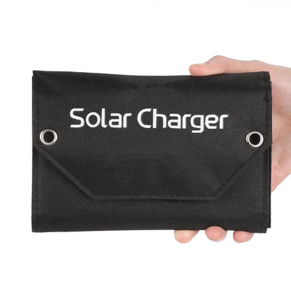 Foldable Solar Panel Charger — Waterproof USB Solar Charger for Camping & Outdoors