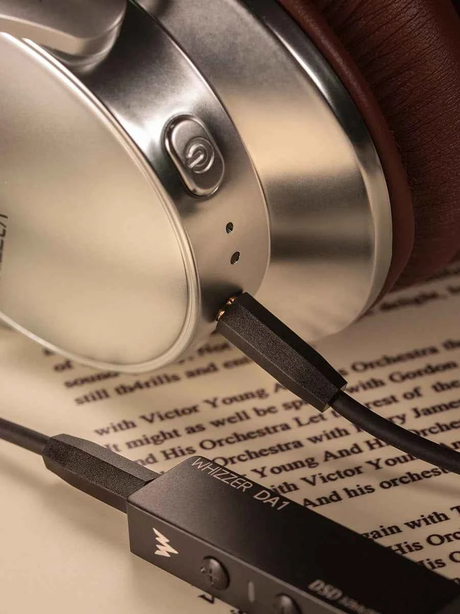 Whizzer W1S ANC Headphones — Active Noise Cancelling Bluetooth 5.3 with Wired Mode