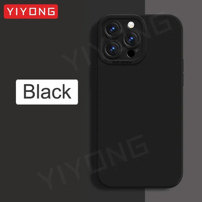 Liquid Silicone Case — Soft Touch Full Coverage Cover for iPhone
